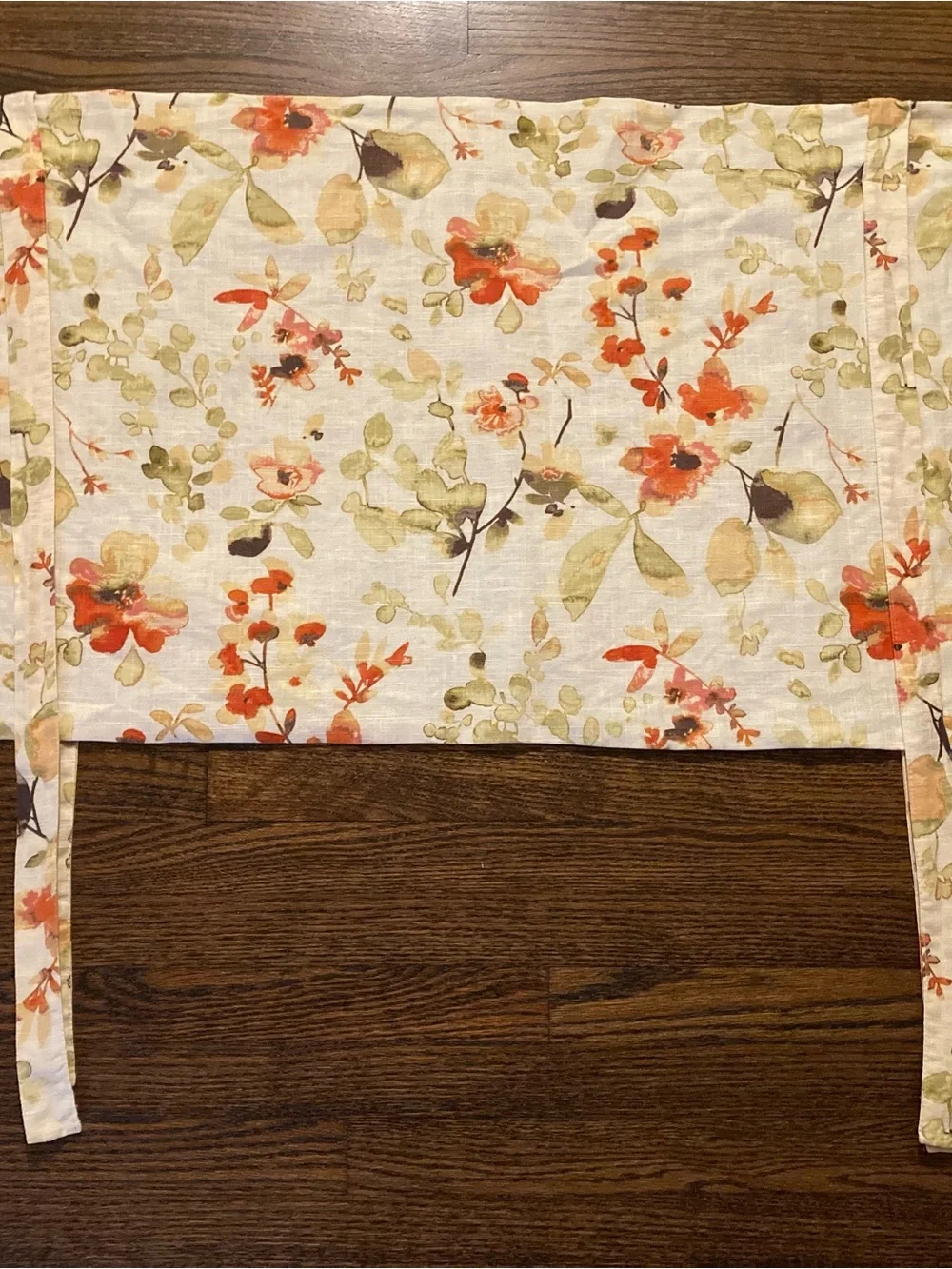 Floral Tie-Up Valance